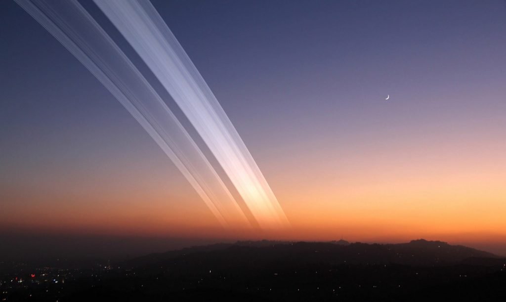 How can we create rings similar to Saturn in the world?