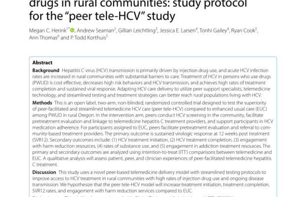 Telehealth Enhances Hepatitis C Treatment Outcomes in Rural Areas