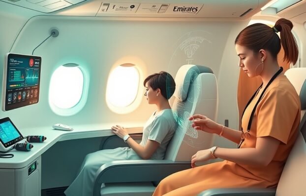 EmiratesLaunchesInflightTelemedicineServiceson300Aircraft Yesil Science Emirates Launches Inflight Telemedicine Services on 300 Aircraft