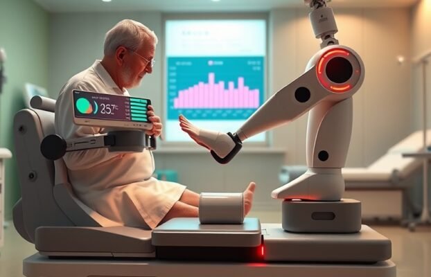 Visualized load-bearing-based robot control system improves early function in femoral neck fracture patients: a randomized controlled trial focusing on outcomes after total hip arthroplasty.