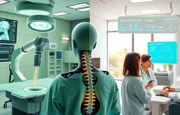 ArtificialintelligenceandmachinelearninginspinecareAdvancingprecisiondiagnosistreatmentandrehabilitation Yesil Science Artificial intelligence and machine learning in spine care Advancing precision diagnosis treatment and rehabilitation