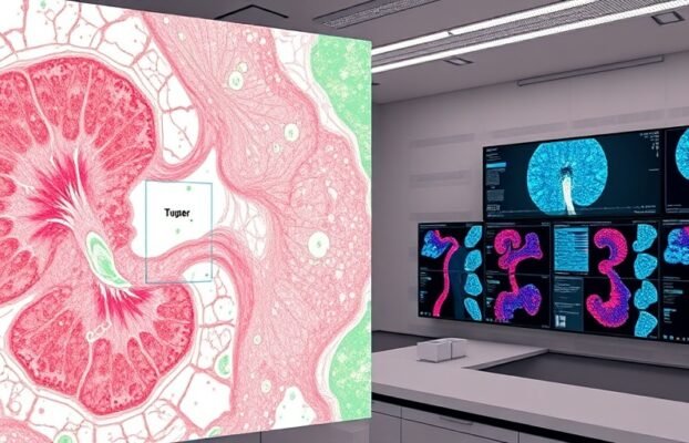 Automatic segmentation of clear cell renal cell carcinoma based on deep learning and a preliminary exploration of the tumor microenvironment