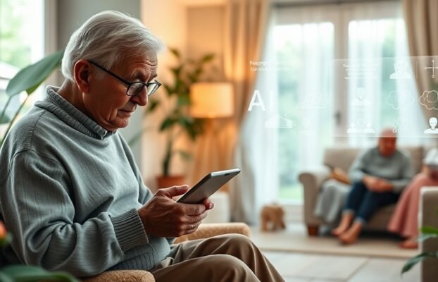 Harnessing artificial intelligence for mental well-being of aging populations.