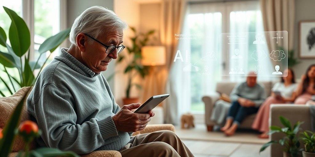 Harnessing artificial intelligence for mental well-being of aging populations.