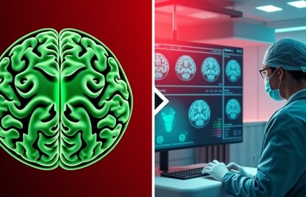 [Brain midline segmentation method based on prior knowledge and path optimization].