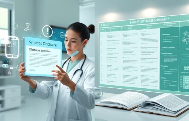 SynthMedic Utilizing large language models for synthetic discharge summary generation correction and validation
