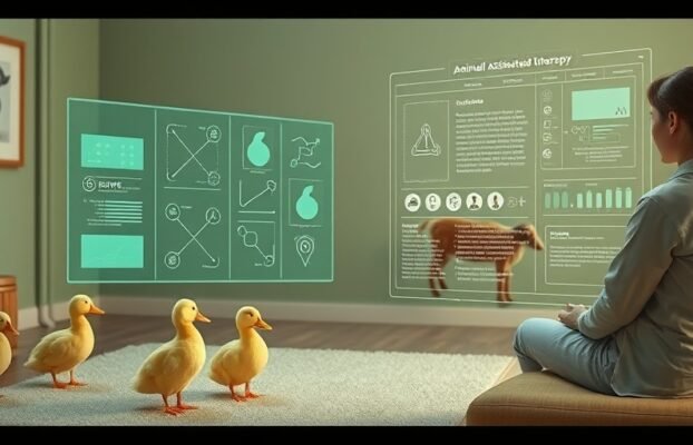 Artificial Intelligence Applications to Aid Qualitative Research in Animal Assisted Therapies With Farm Animals