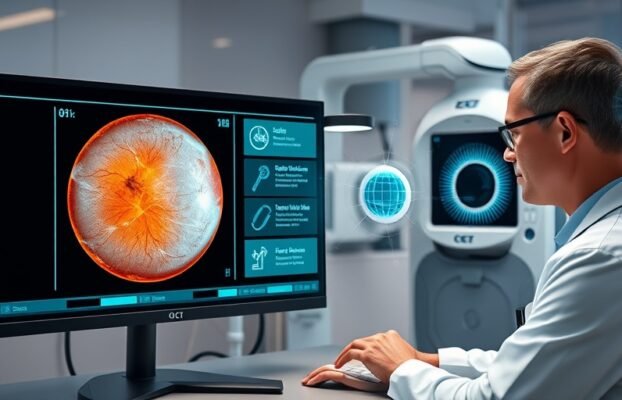 Compactvisionlanguagemodelsenableefficientandinterpretableopticalcoherencetomographythroughlayerspecificmultimodallearning Yesil Science Compact vision language models enable efficient and interpretable optical coherence tomography through layer specific multimodal learning