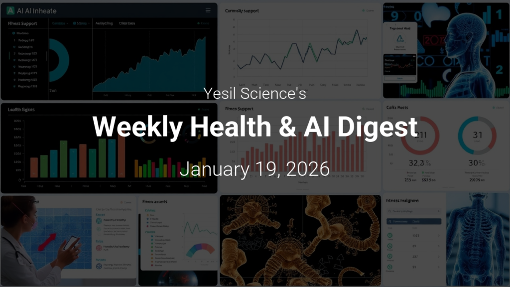 Haftalık Sağlık ve Yapay Zeka Özeti – January 19, 2026