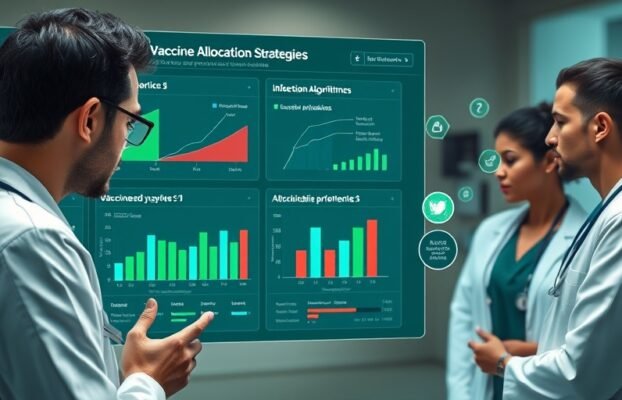 Evaluating COVID-19 vaccine allocation policies using Bayesian m-top exploration.