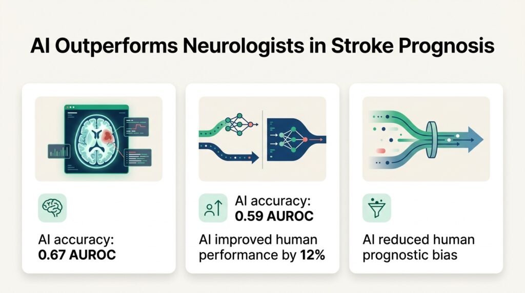 AI beats neurologists at predicting stroke recovery