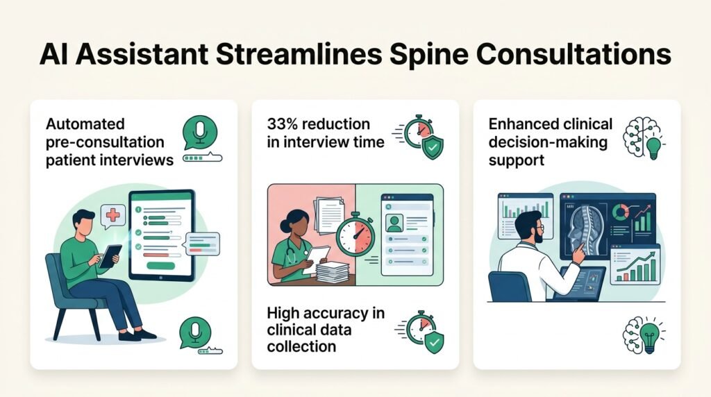 AI cuts spine surgeon interview times by third