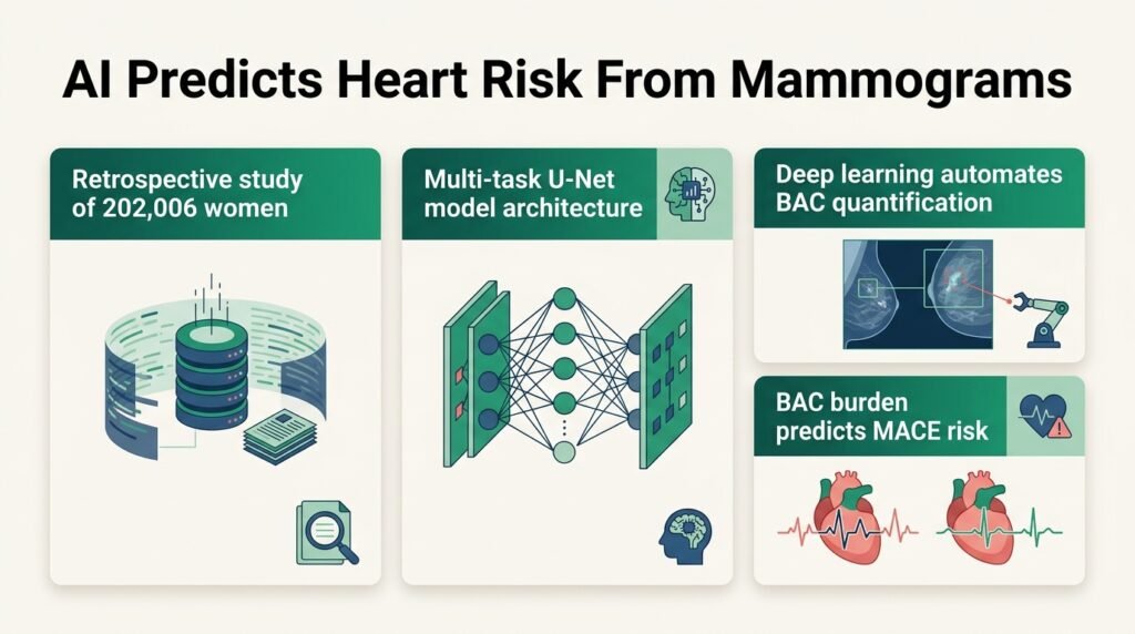AI finds heart risk in routine breast mammograms