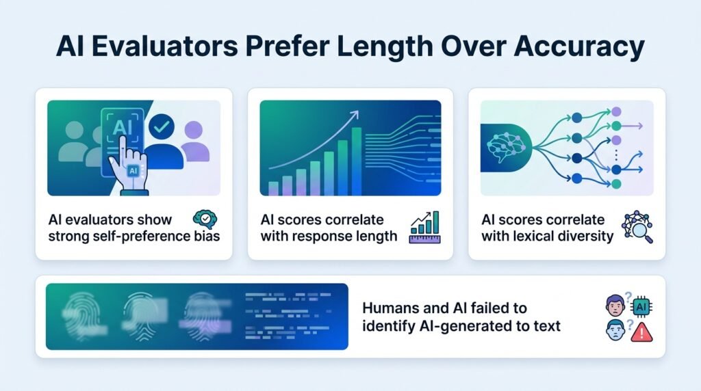 AI judges reward long answers over correct ones