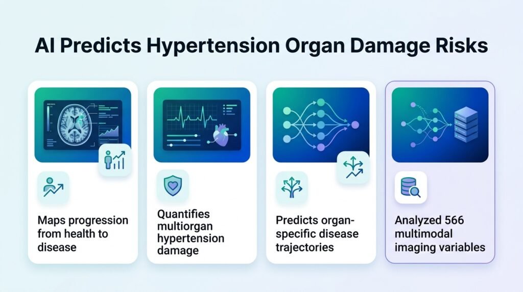 AI maps organ damage to predict hypertension risks