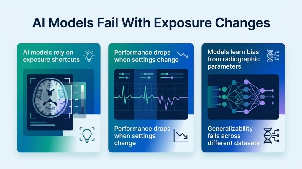AI models fail when x-ray settings change