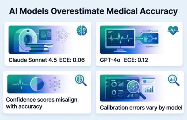 AI models overestimate their medical accuracy