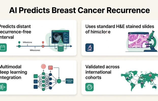 AI predicts breast cancer recurrence using standard slides