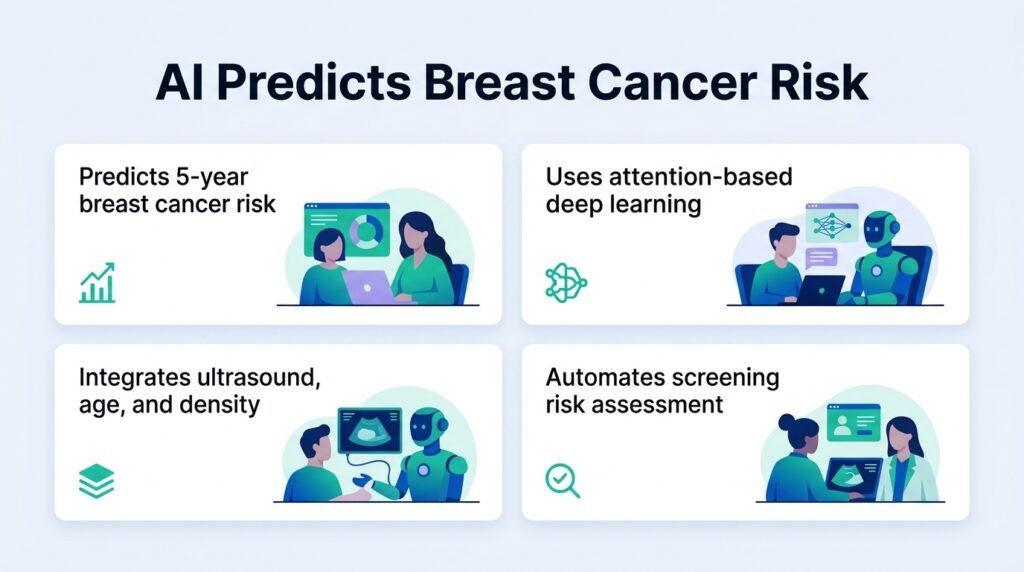 AI predicts breast cancer risk from ultrasound images