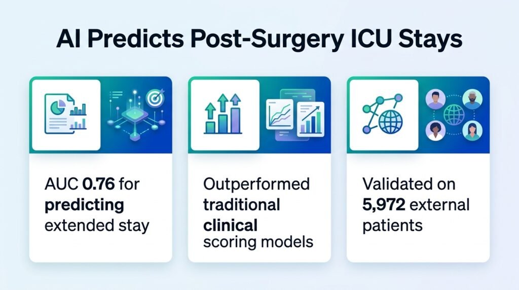 AI Predicts Heart Surgery ICU Overstay But Stumbles