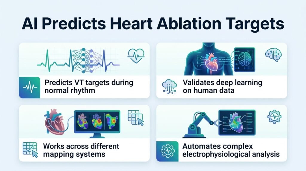 AI spots heart ablation targets during normal rhythm