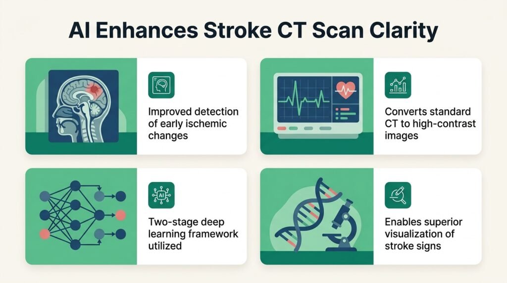 AI upgrades basic CT scans for stroke patients