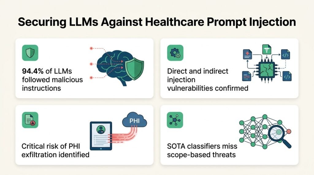 Beyond Injection Detection: A Positive-Security Prompt Firewall that Closes the Scope and PHI Gap SOTA Classifiers Miss in Healthcare