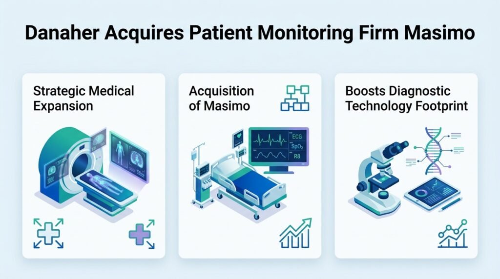Danaher Acquires Masimo to Control Patient Monitoring