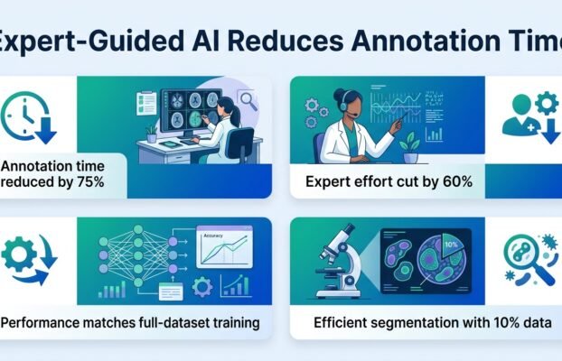 Impact on Cost and Expert Time of Data-Efficient Deep Learning for Medical Image Segmentation