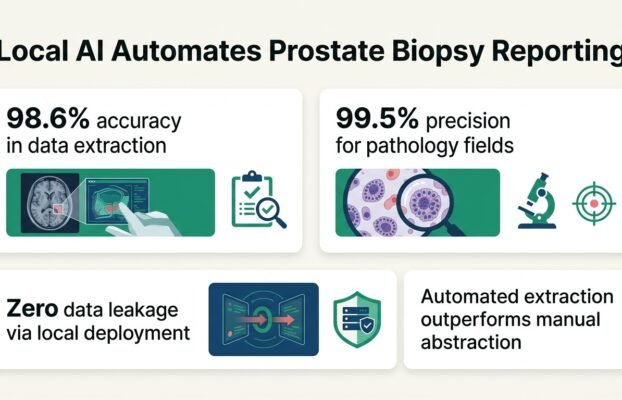 local ai structures prostate cancer biopsy reports