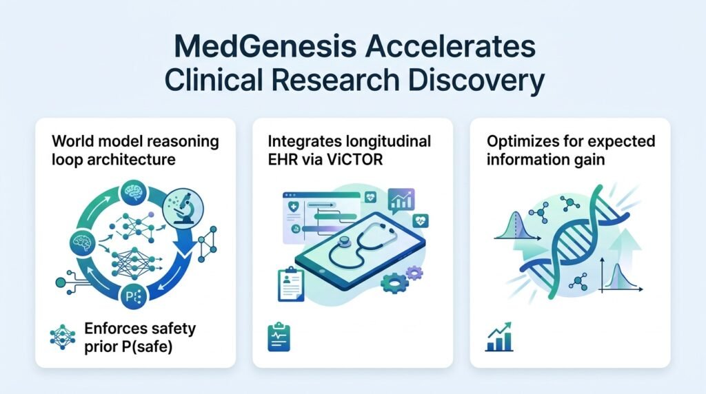 MedGenesis: Toward a World Model for Autonomous Clinical and Translational Research