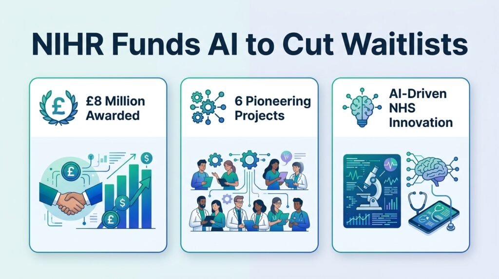 Six AI experiments target NHS waiting lists