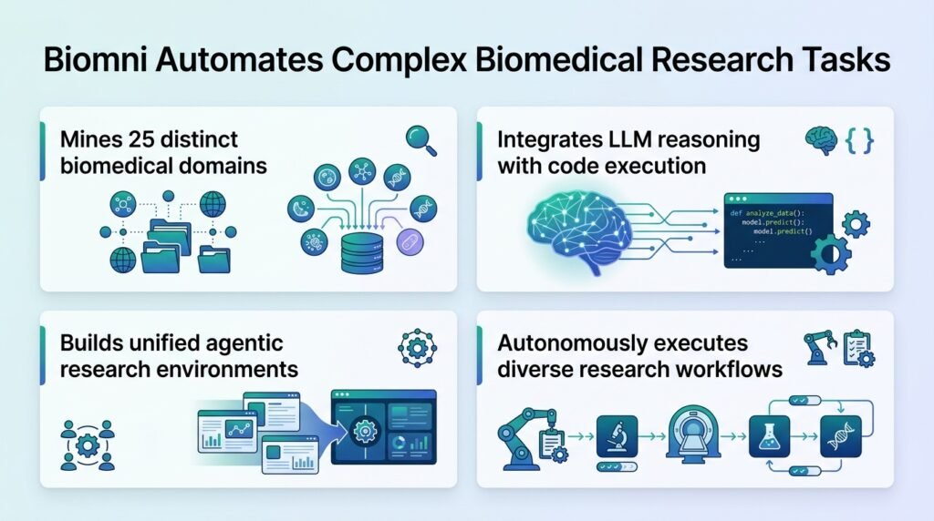 AI agent runs biomedical research tasks autonomously