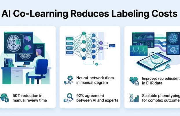 AI co-learning cuts medical record labeling costs