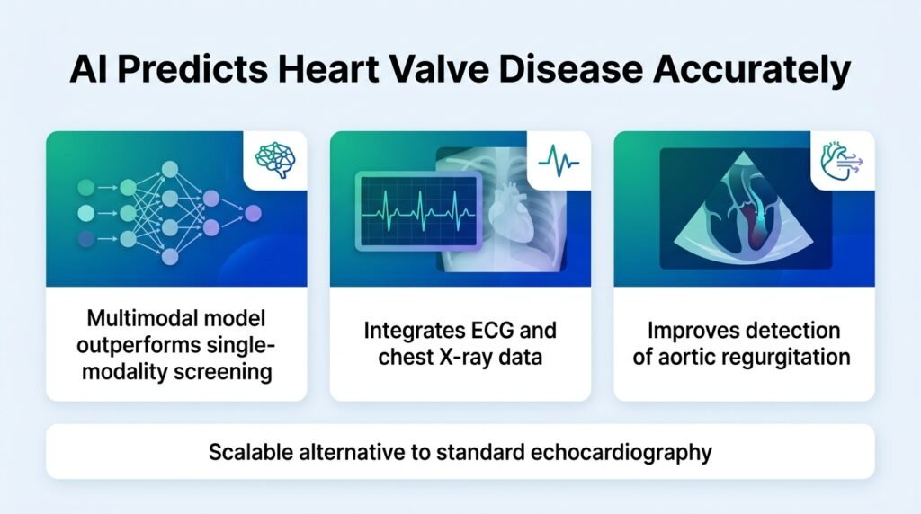 AI combines scans to predict heart valve disease