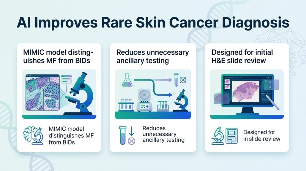 AI cuts unnecessary tests for rare skin cancer