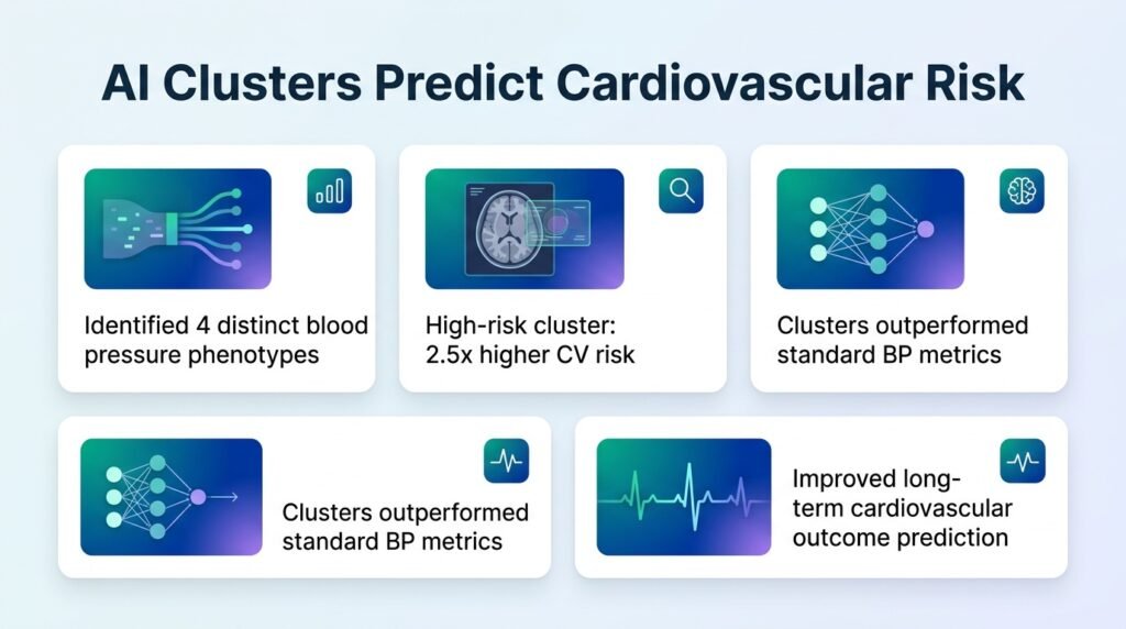 AI groups blood pressure data to predict risk