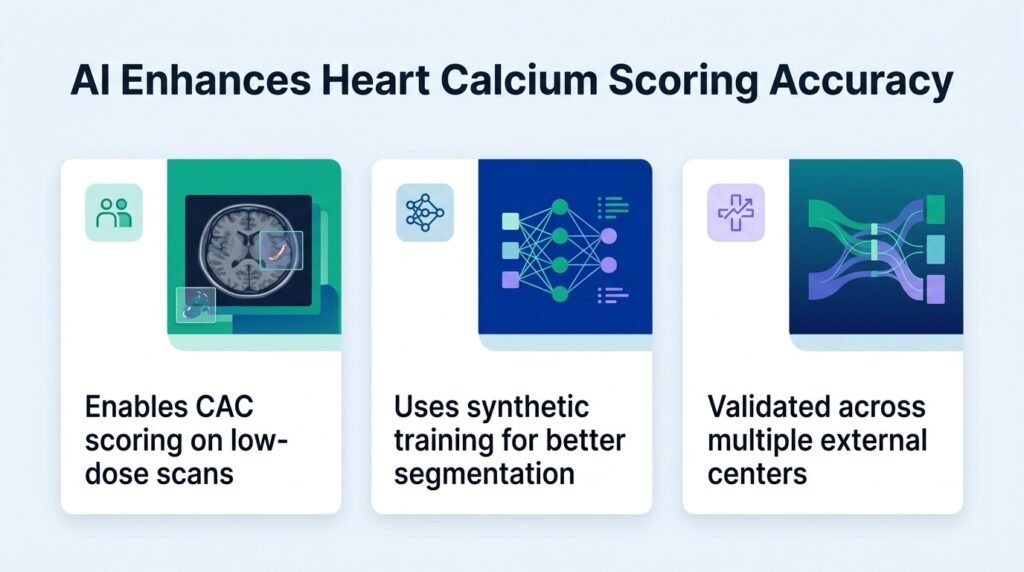 AI improves heart calcium scoring on basic scans