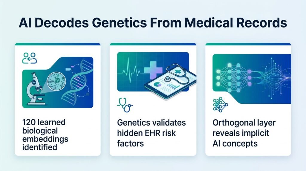 AI learns human genetics from medical records