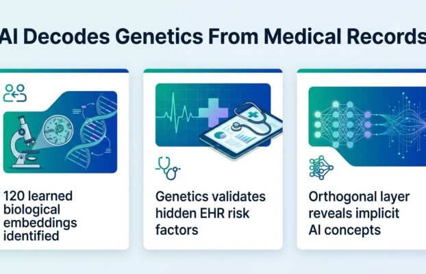 AI learns human genetics from medical records