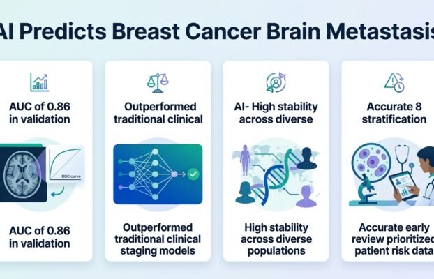 AI predicts breast cancer spread to the brain