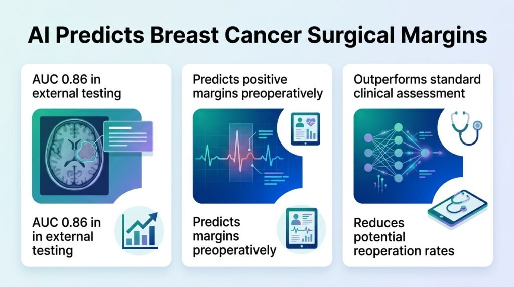 AI predicts dirty margins before breast cancer surgery