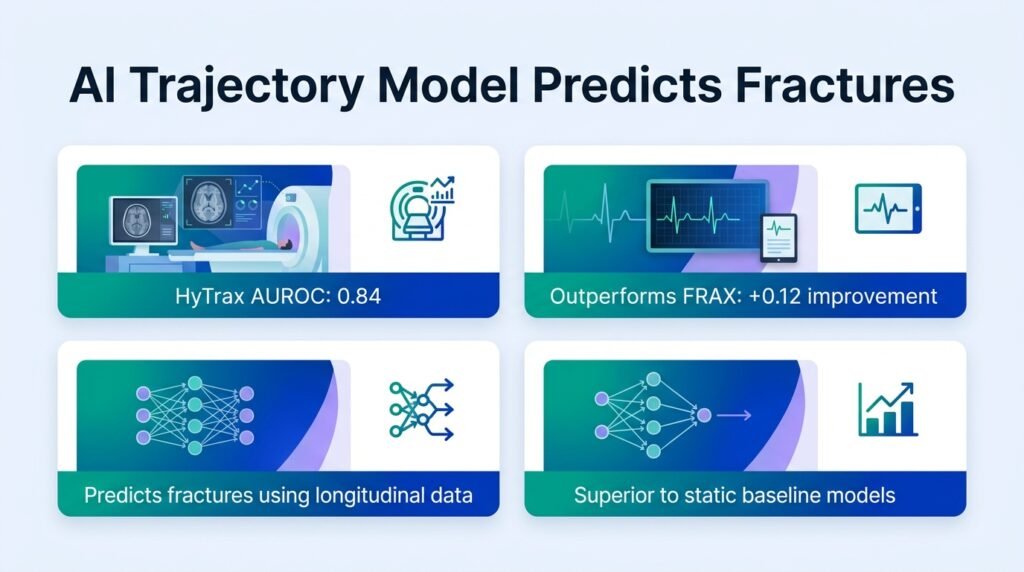 AI Predicts Fractures Using Patient History Trajectories