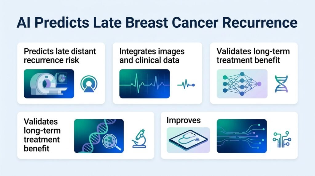 AI predicts late breast cancer recurrence risk