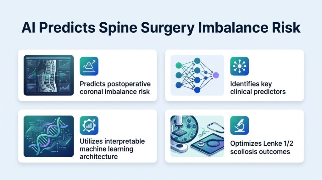 AI predicts spine surgery imbalance risk