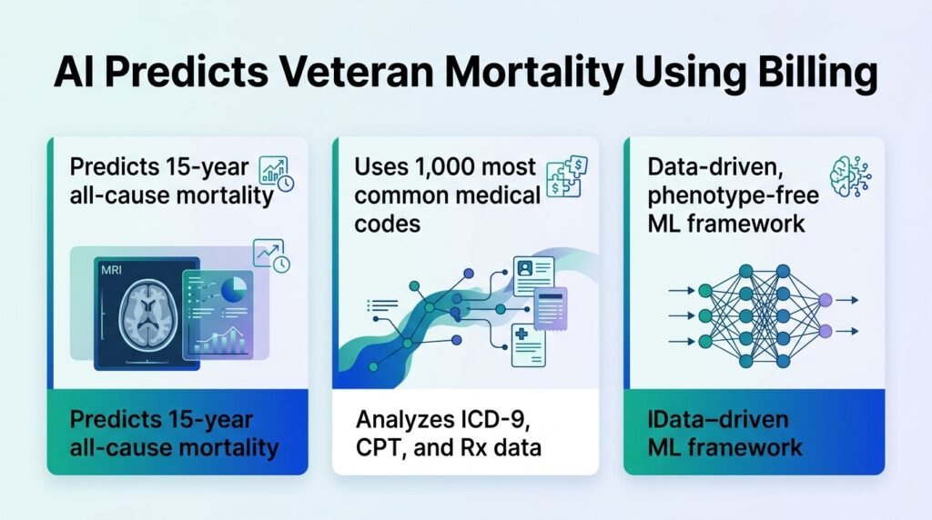 AI Predicts Veteran Mortality Using Outpatient Billing Codes
