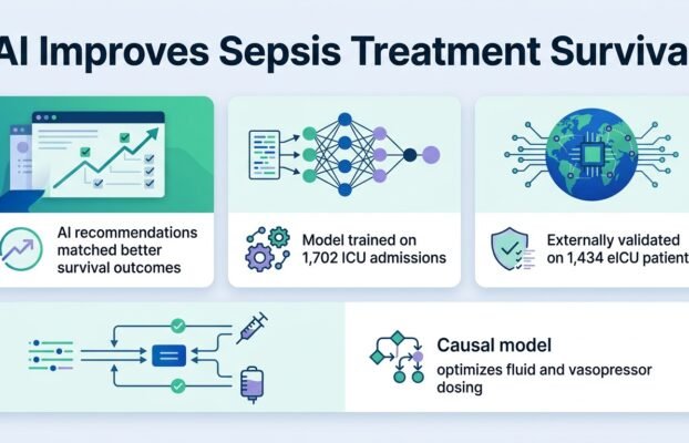 aisepsisrecommendationsmatchbettersurvivaloutcomes Yesil Science ai sepsis recommendations match better survival outcomes