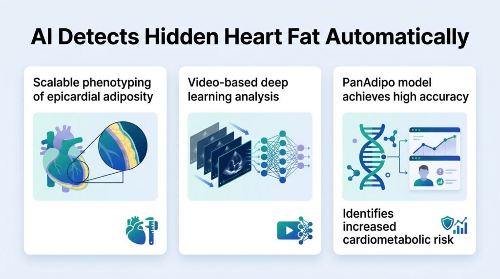 AI spots hidden heart fat on standard ultrasounds