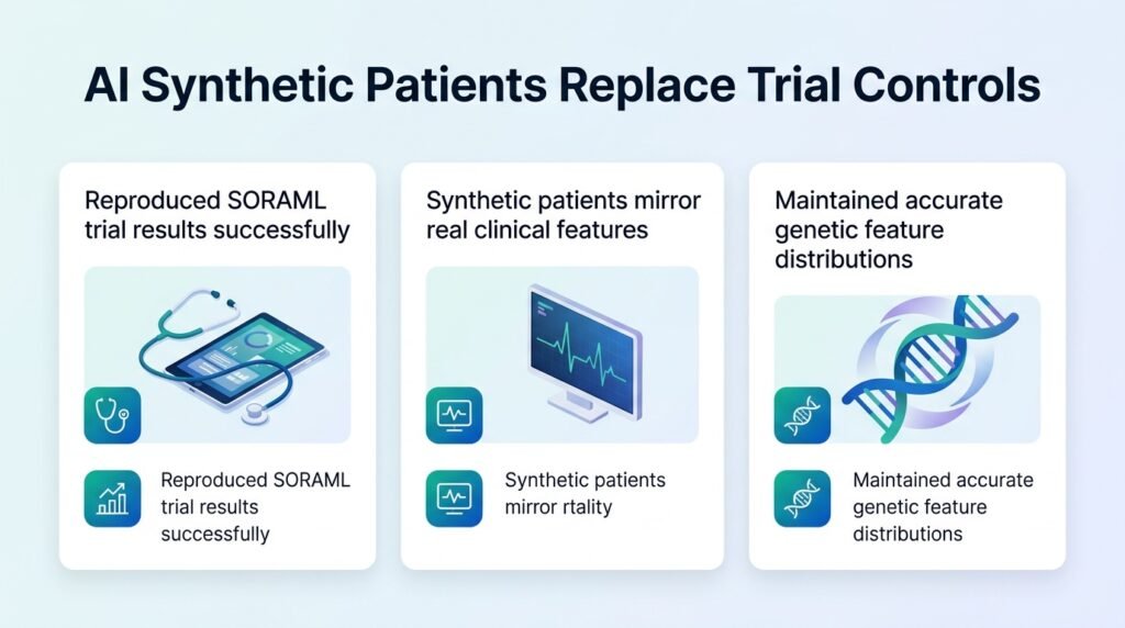 AI synthetic patients successfully replace real trial controls