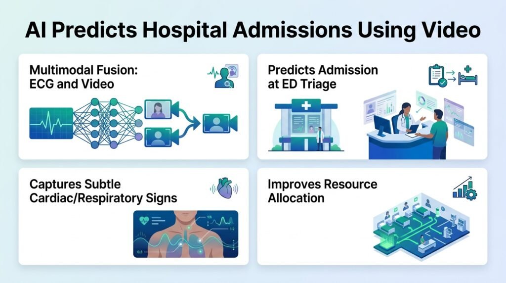 AI uses video and ECG to predict admissions